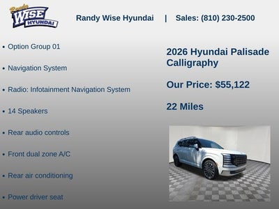 2026 Hyundai Palisade Calligraphy AWD