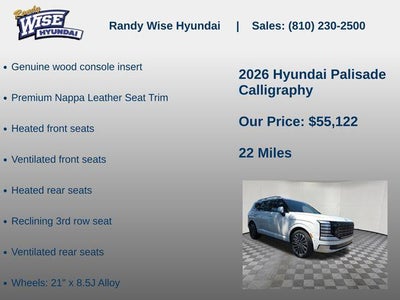 2026 Hyundai Palisade Calligraphy AWD