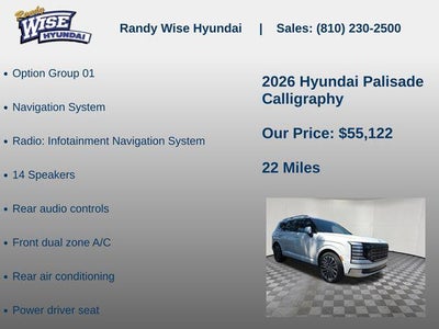 2026 Hyundai Palisade Calligraphy AWD
