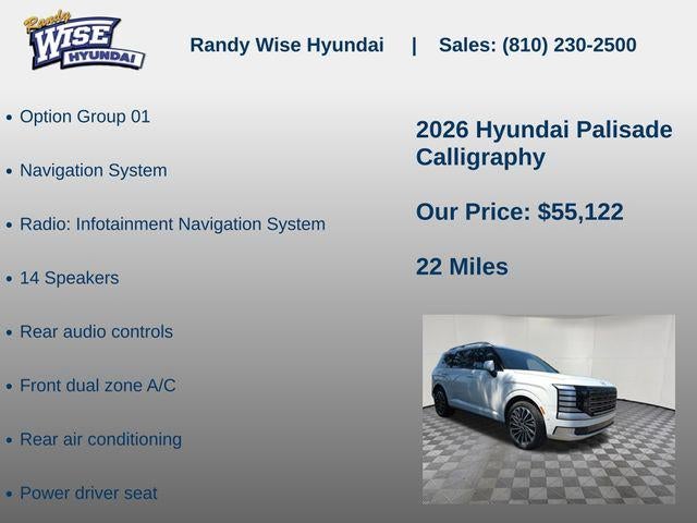 2026 Hyundai Palisade Calligraphy AWD