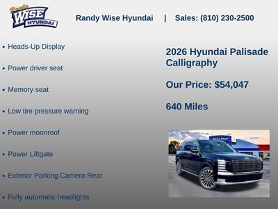 2026 Hyundai Palisade Calligraphy AWD