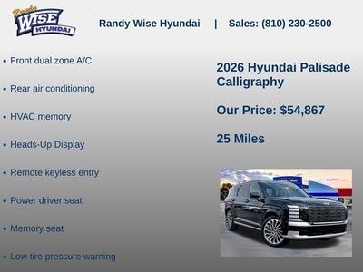 2026 Hyundai Palisade Calligraphy AWD