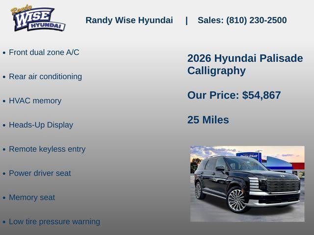 2026 Hyundai Palisade Calligraphy AWD