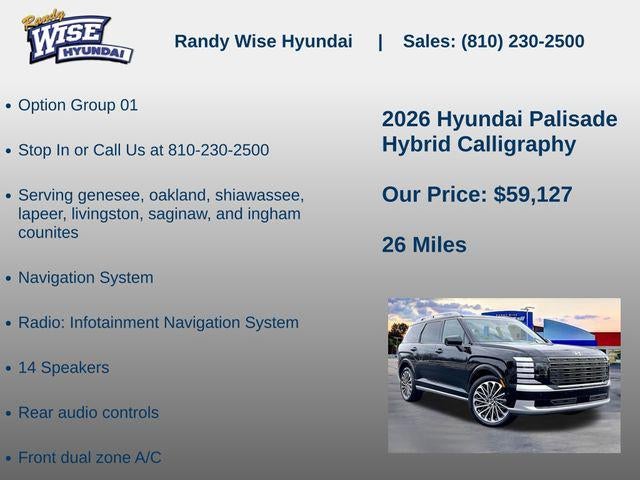 2026 Hyundai Palisade Hybrid Calligraphy