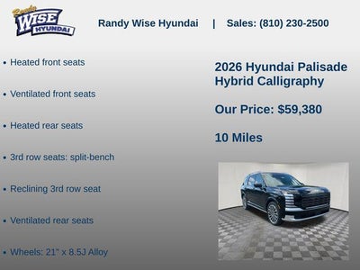 2026 Hyundai Palisade Hybrid Calligraphy