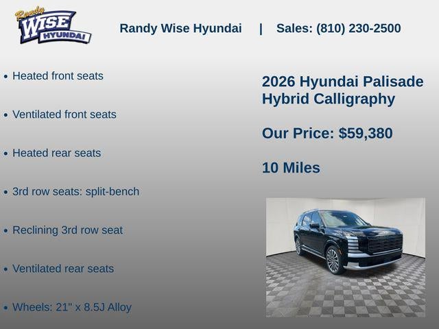 2026 Hyundai Palisade Hybrid Calligraphy