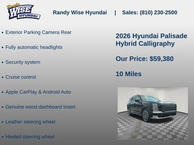 2026 Hyundai Palisade Hybrid Calligraphy