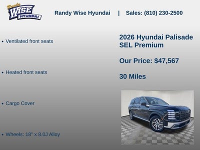 2026 Hyundai Palisade SEL Premium AWD