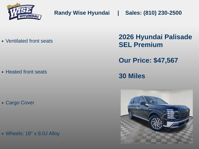 2026 Hyundai Palisade SEL Premium AWD