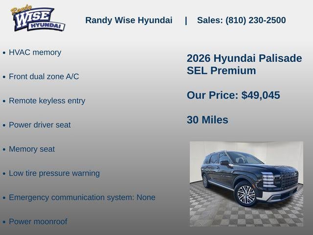 2026 Hyundai Palisade SEL Premium AWD