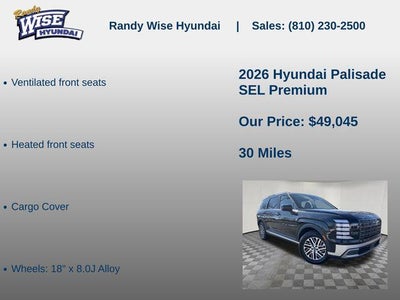 2026 Hyundai Palisade SEL Premium AWD