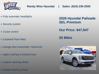 2026 Hyundai Palisade SEL Premium AWD
