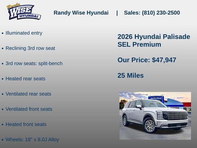 2026 Hyundai Palisade SEL Premium AWD