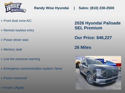 2026 Hyundai Palisade SEL Premium AWD