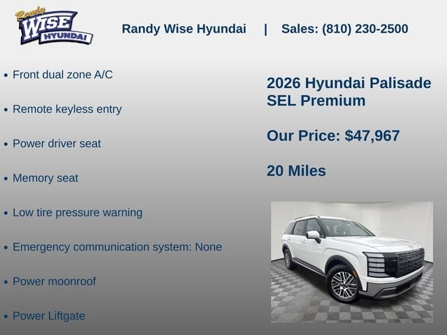 2026 Hyundai Palisade SEL Premium AWD