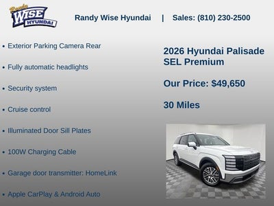 2026 Hyundai Palisade SEL Premium AWD