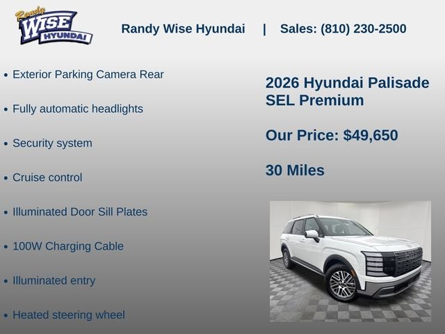 2026 Hyundai Palisade SEL Premium AWD