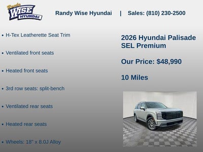 2026 Hyundai Palisade SEL Premium AWD