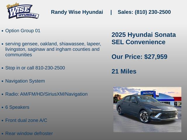 2025 Hyundai Sonata SEL Convenience