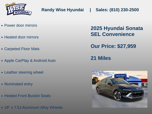 2025 Hyundai Sonata SEL Convenience
