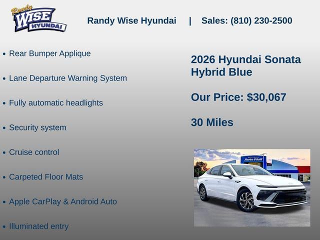 2026 Hyundai Sonata Hybrid Blue