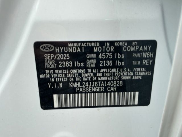2026 Hyundai Sonata Hybrid Blue