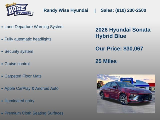 2026 Hyundai Sonata Hybrid Blue
