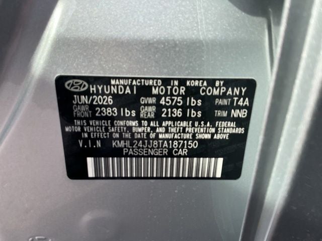 2026 Hyundai Sonata Hybrid Blue