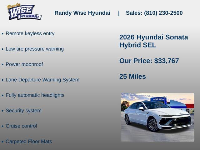 2026 Hyundai Sonata Hybrid SEL