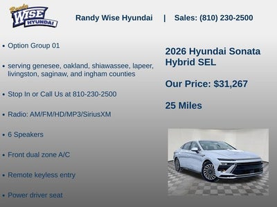 2026 Hyundai Sonata Hybrid SEL
