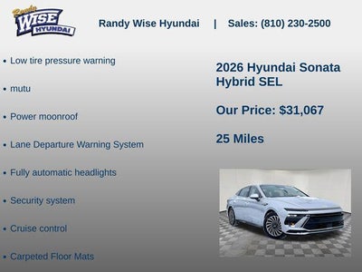 2026 Hyundai Sonata Hybrid SEL