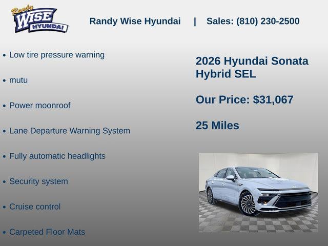 2026 Hyundai Sonata Hybrid SEL