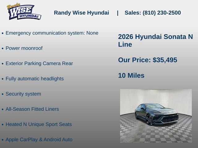 2026 Hyundai Sonata N Line