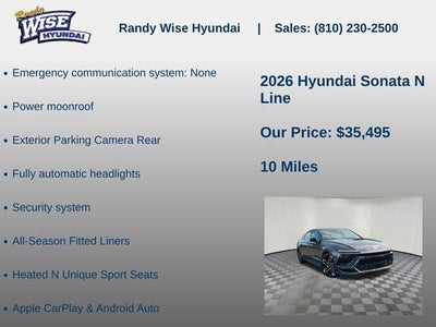 2026 Hyundai Sonata N Line