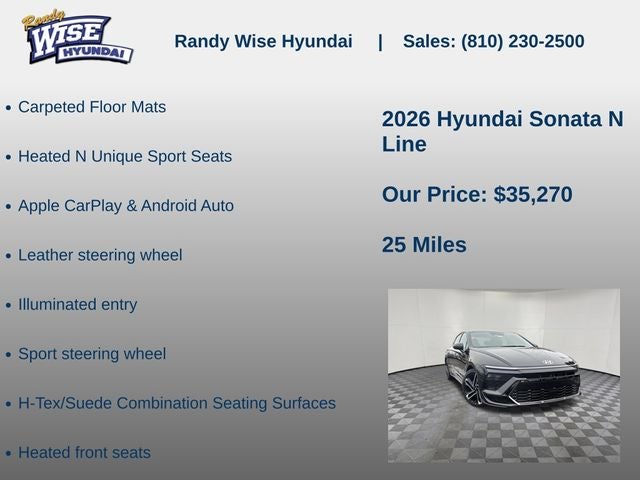 2026 Hyundai Sonata N Line