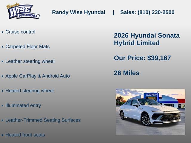 2026 Hyundai Sonata Hybrid Limited
