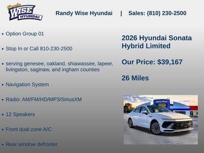 2026 Hyundai Sonata Hybrid Limited