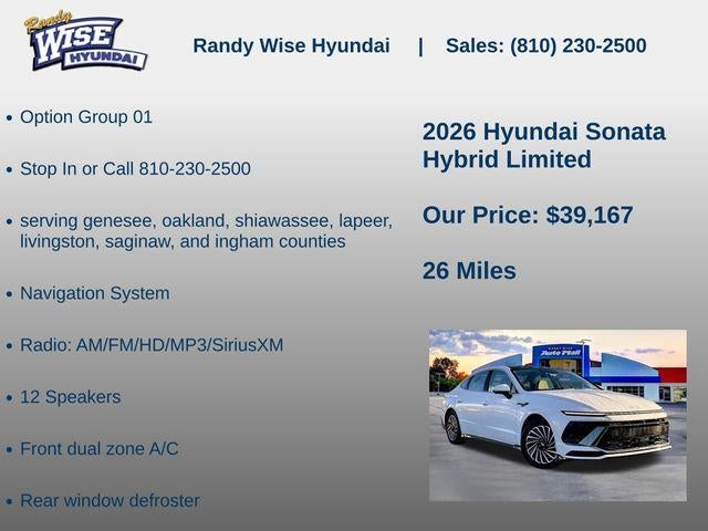2026 Hyundai Sonata Hybrid Limited