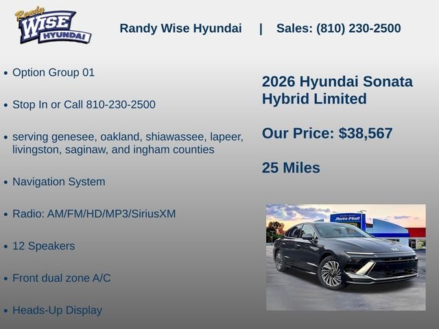 2026 Hyundai Sonata Hybrid Limited