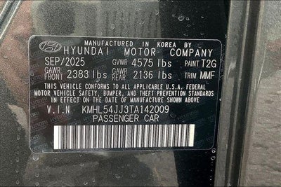 2026 Hyundai Sonata Hybrid Limited