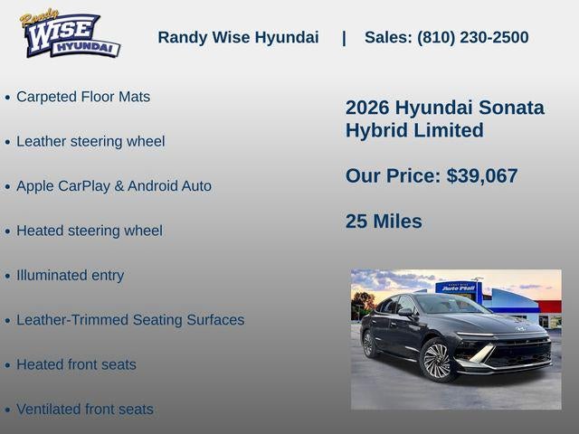 2026 Hyundai Sonata Hybrid Limited