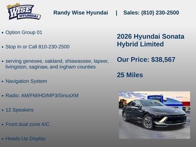 2026 Hyundai Sonata Hybrid Limited