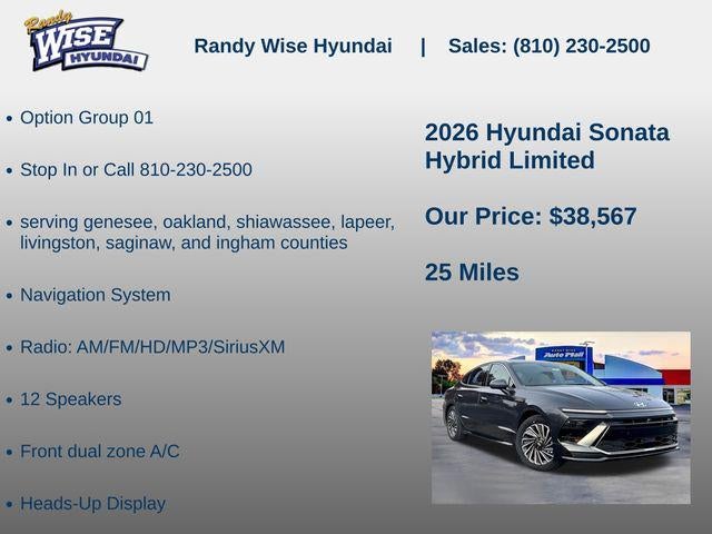 2026 Hyundai Sonata Hybrid Limited