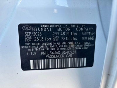 2026 Hyundai Sonata SEL Sport