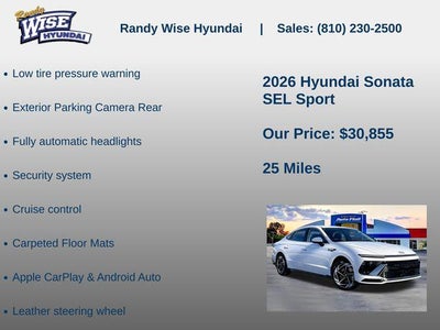 2026 Hyundai Sonata SEL Sport