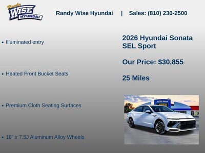 2026 Hyundai Sonata SEL Sport