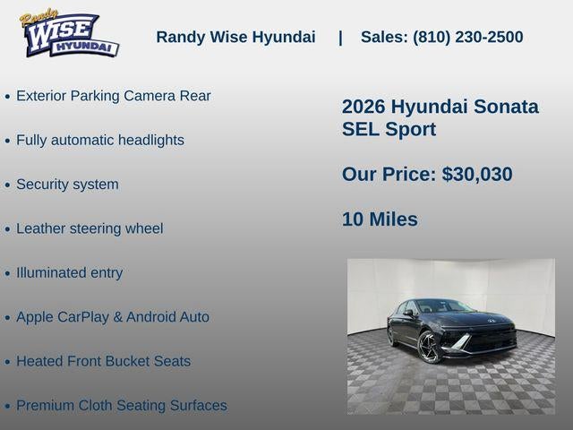 2026 Hyundai Sonata SEL Sport
