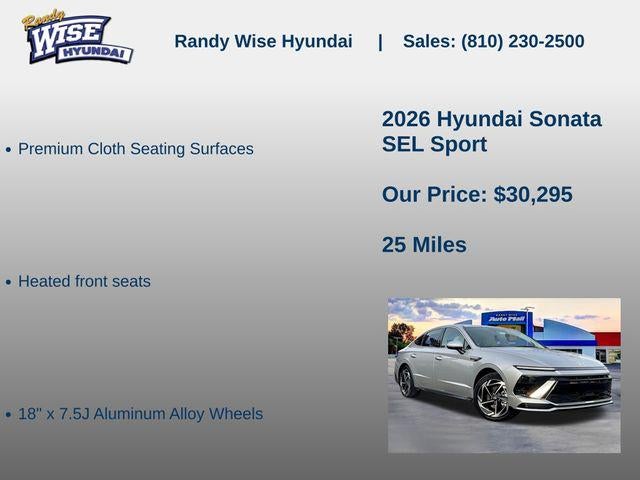 2026 Hyundai Sonata SEL Sport