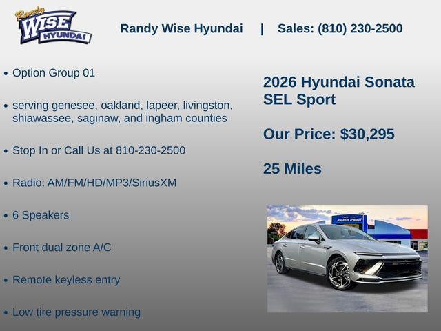2026 Hyundai Sonata SEL Sport