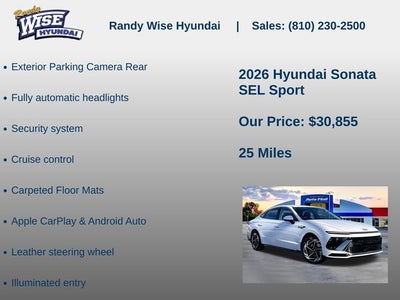 2026 Hyundai Sonata SEL Sport